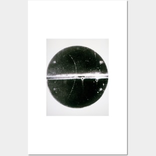 Discovery photo of the positron, 1932 (A132/0025) Posters and Art